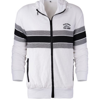 STYLE-HX WHITE  FLEECE JACKET