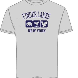 Adult Heavyweight T-Shirt Screen Printing Design # 20 FINGER LAKE