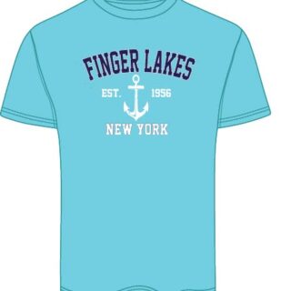 Adult Heavyweight T-Shirt Screen Printing Design # 58 FINGER LAKE